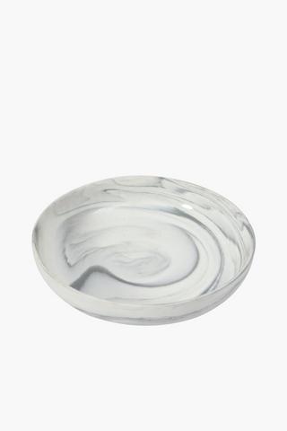 Porcelain Marble Swirl Server Plate Medium