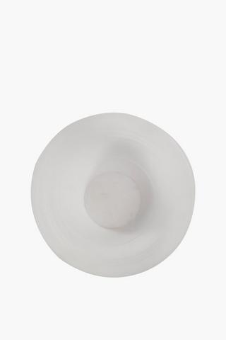 Swirl Glass Salad Bowl