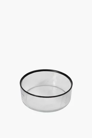 Urban Rim Glass Bowl, Small