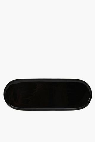 Metal Enamel Serving Tray, Medium