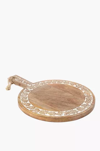 Carved Mangowood Serving Paddle