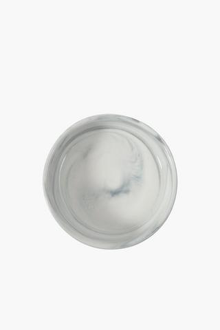 Porcelain Marble Swirl Tapas Plate