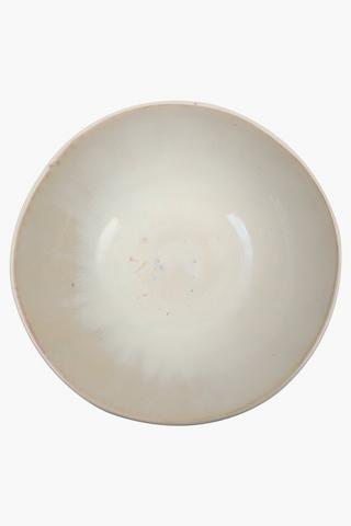 Stoneware Iridescent Glaze Bowl
