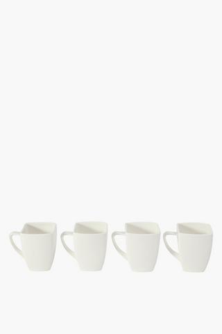 Rodeo 4 Pack Porcelain Mugs