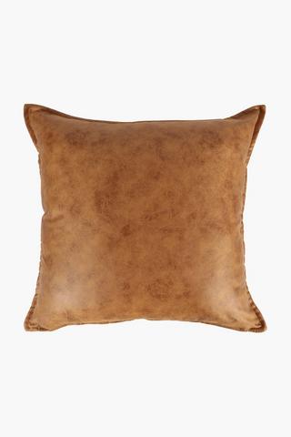 Pu Distressed Scatter Cushion, 50x50cm