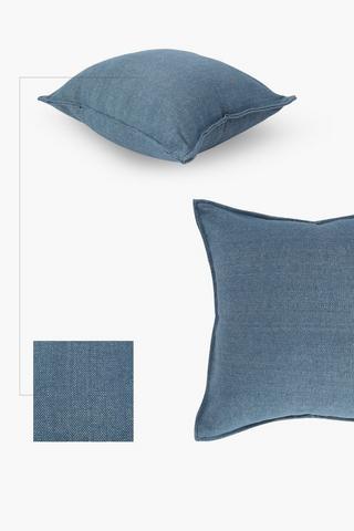 Double Edge Two Tone Scatter Cushion, 60x60cm