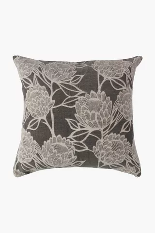 Jacquard Protea Scatter Cushion, 60x60cm