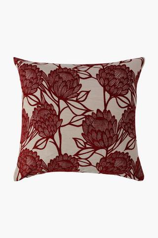 Jacquard Protea Scatter Cushion 60x60cm