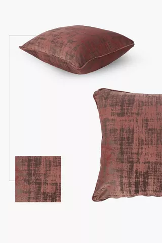 Velvet Fleck New York Feather Scatter Cushion, 60x60cm