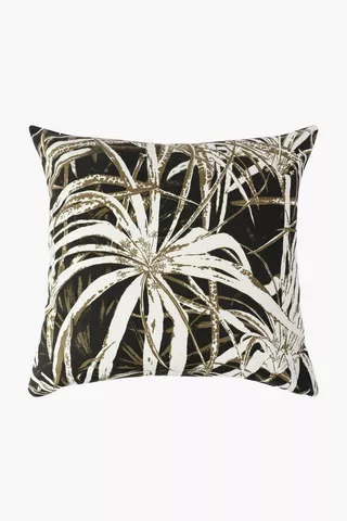 Printed Angelou Leaf Feather Scatter Cushion, 60x60cm