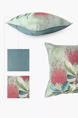 Printed Pin Cushion Feather Scatter Cushion 60x60cm
