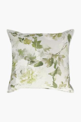 Printed Shelby Rose Feather Scatter Cushion 60x60cm