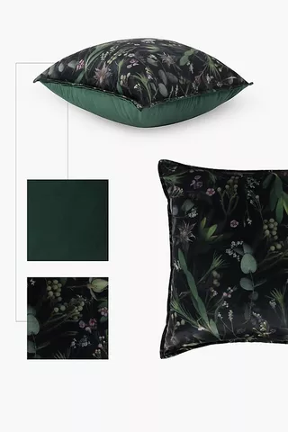 Printed Berry Floral Feather Scatter Cushion 60x60cm