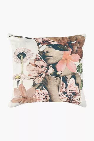 Colab Keneilwe Mokoena Floral Feather Scatter Cushion 60x60cm