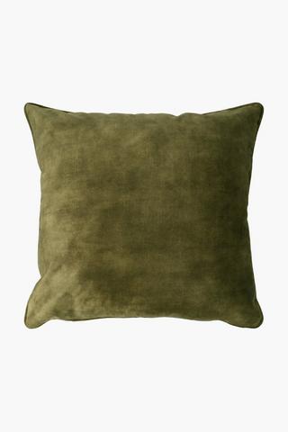 Velvet Feather Scatter Cushion, 60x60cm