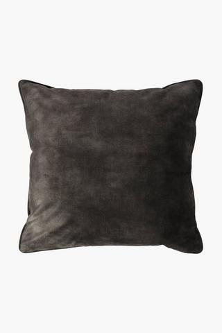 Velvet Feather Scatter Cushion, 60x60cm