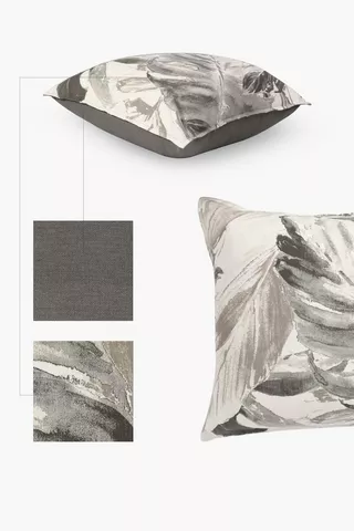 Printed Kingston Leaf Feather Scatter Cushion 60x60cm