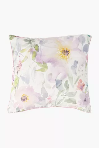 Printed Pauline Floral Feather Scatter Cushion 60x60cm