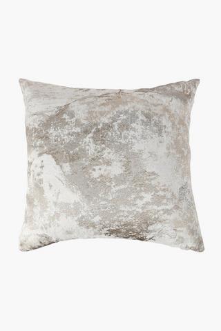 Jacquard Mediterranean Feather Scatter Cushion, 60x60cm