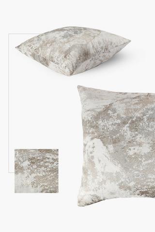 Jacquard Mediterranean Feather Scatter Cushion, 60x60cm