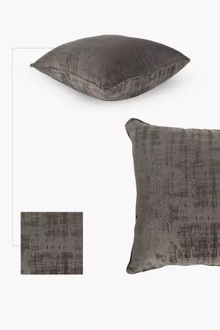 Velvet Fleck New York Feather Scatter Cushion, 60x60cm