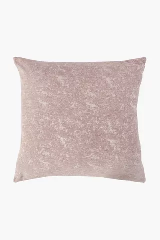 Chenille Distressed Feather Scatter Cushion, 60x60cm