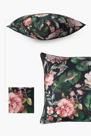 Printed Floral Feather Scatter Cushion 60x60cm