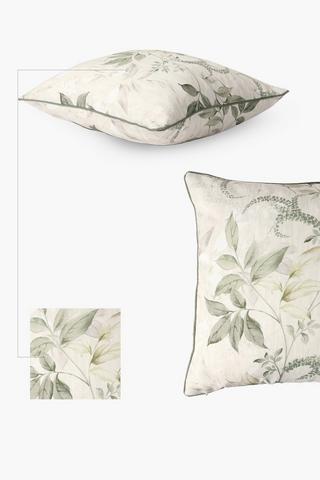 Harper Leaf Feather Scatter Cushion, 60x60cm