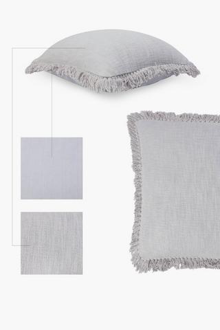 Edge Fray Scatter Cushion, 50x50cm
