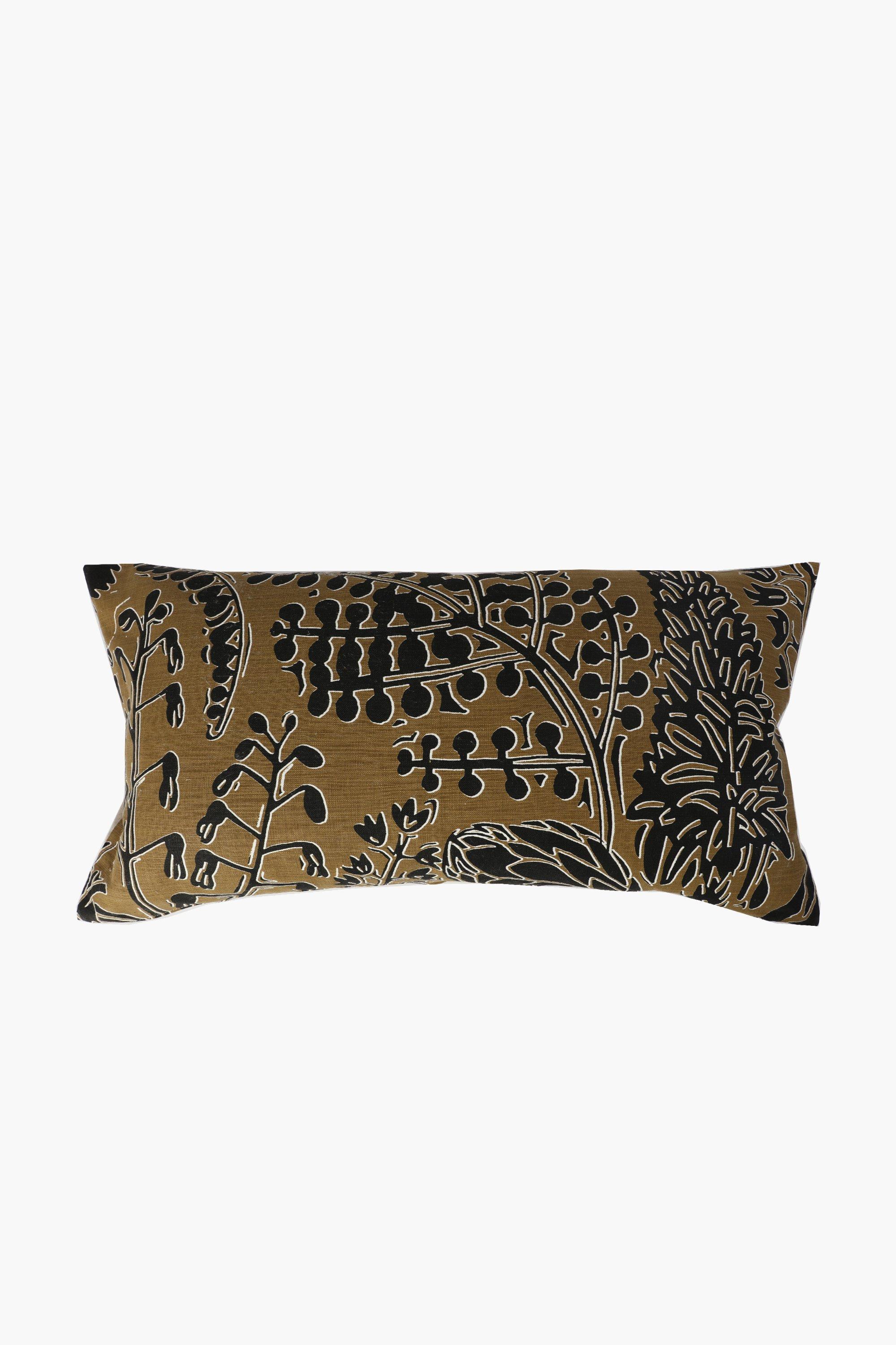 Jacquard Botanical Feather Scatter Cushion, 40x80cm