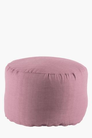 Tweedle Weave Pouffe, 50x30cm