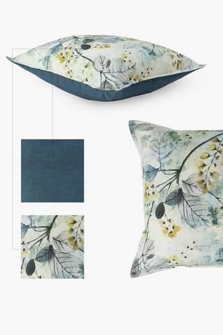 Woven Topiary Leaf Feather Scatter Cushion 60x60cm