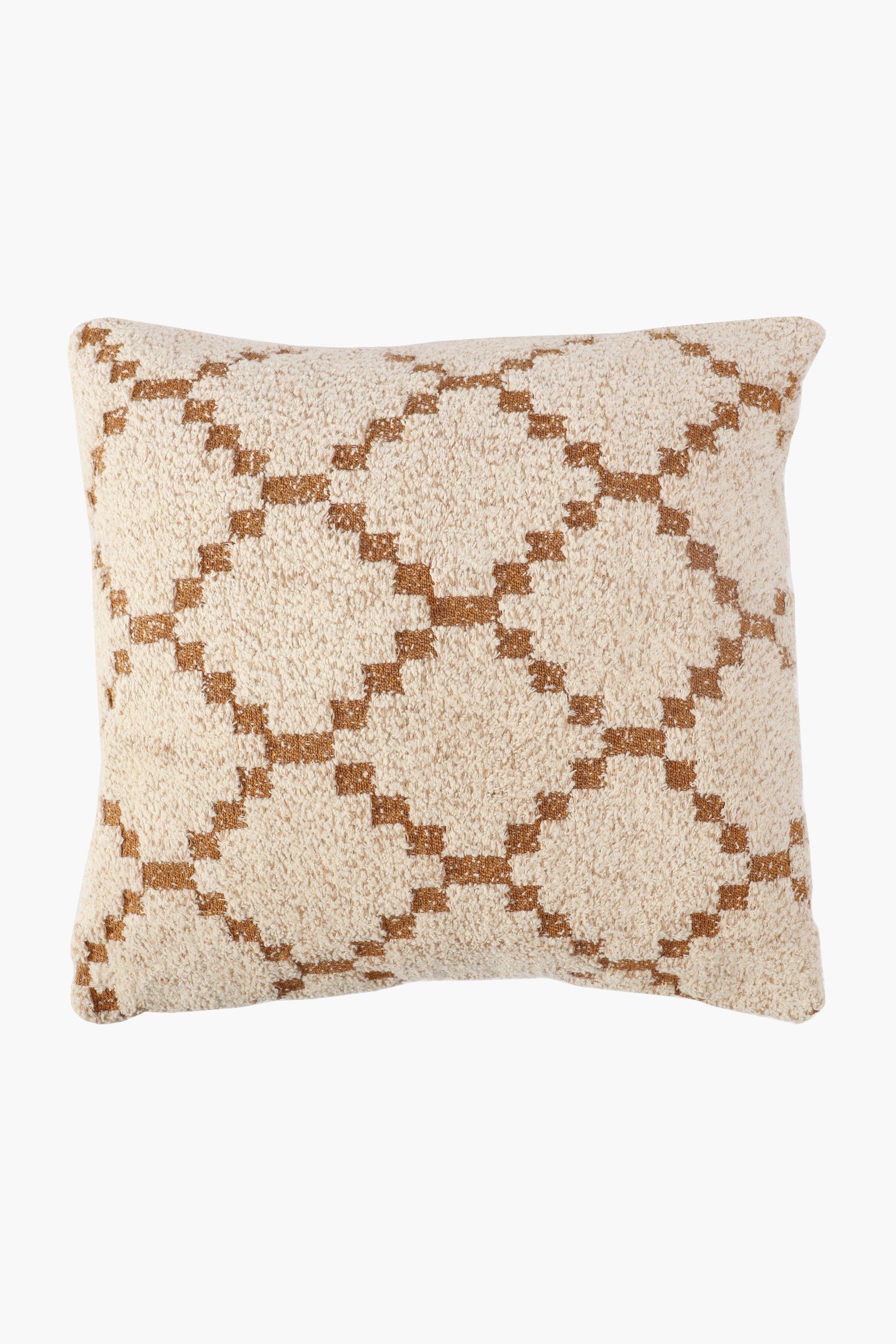 Textured Beige Scatter Cushion 50x50cm main image 1