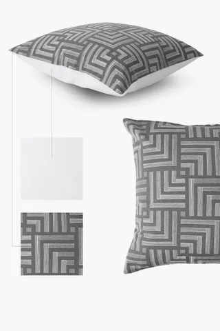 Printed Garrud Geometric Scatter Cushion Cover, 50x50cm