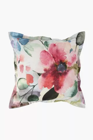 Printed Montagu Floral Scatter Cushion, 55x55cm