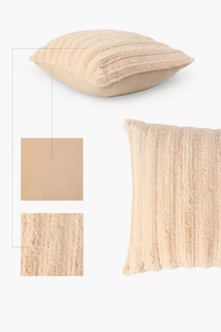 Faux Fur Brushed Mingle Scatter Cushion 50x50cm