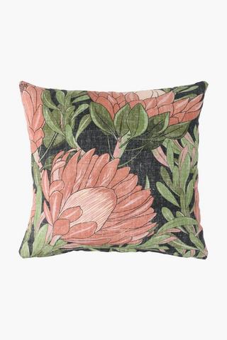 Printed Protea Scatter Cushion Cover 50x50cm