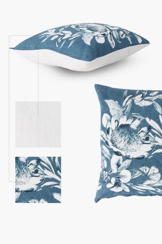 Printed Protea Scatter Cushion 45x45cm