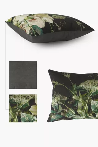 Printed Chamonix Leaf Scatter Cushion 40x60cm