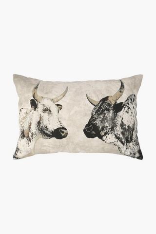 Printed Nguni Scatter Cushion 40x60cm