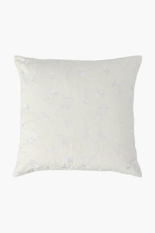 Embroidered Toulon Scatter Cushion 50x50cm