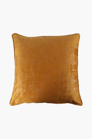 Fleck Velvet Feather Scatter Cushion, 60x60cm