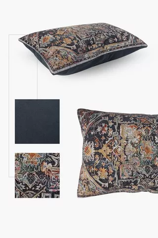 Chenille Damask Roseveld Scatter Cushion, 40x60cm