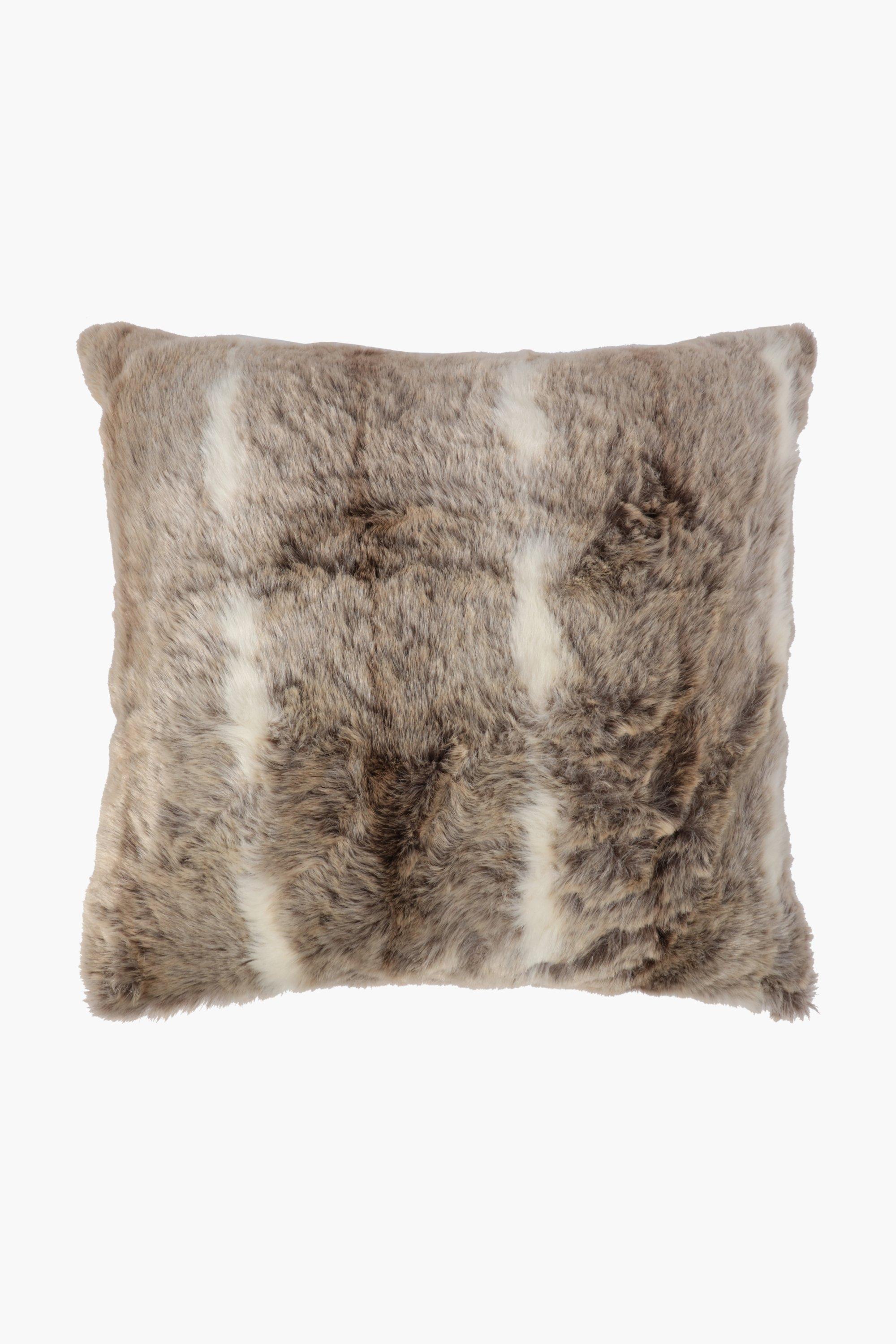 Faux Fur Animal Scatter Cushion 50x50cm