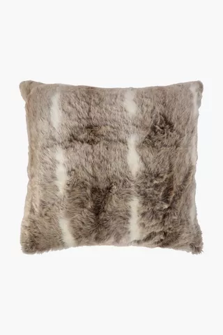 Faux Fur Animal Scatter Cushion, 50x50cm