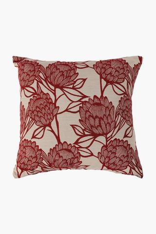 Jacquard Protea Scatter Cushion 60x60cm