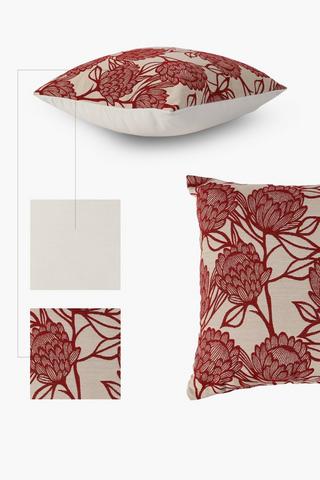 Jacquard Protea Scatter Cushion 60x60cm