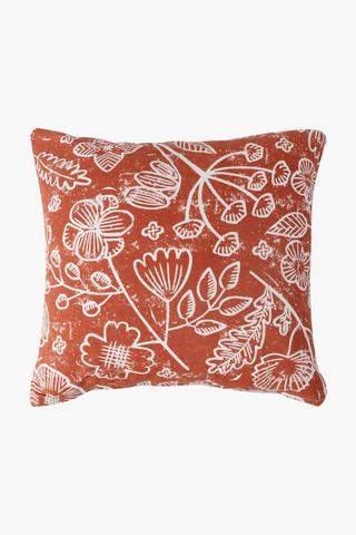 Printed Multi Floral Scatter Cushion, 50x50cm