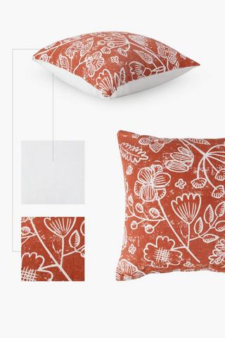 Printed Multi Floral Scatter Cushion, 50x50cm