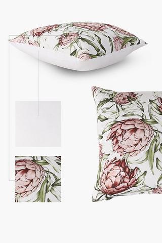 Printed Protea Scatter Cushion Cover 50x50cm